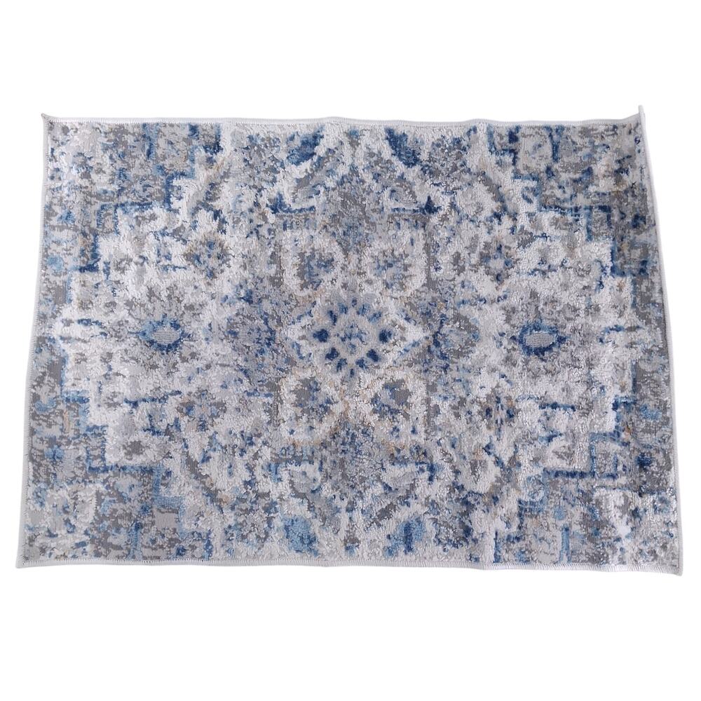 2' x 3' Runner Rug Mohawk Home Lambert Blue Rug (Pyramus Pattern) - Picture 2 of 11
